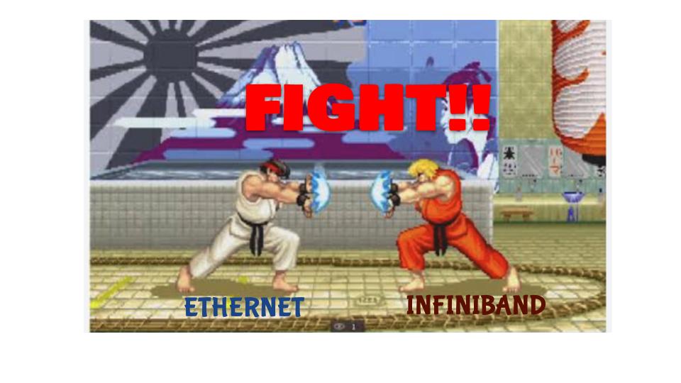 InfiniBand vs Ethernet fight meme